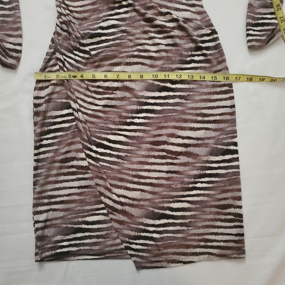 Tommy Bahama Women's Tiger Tide Animal Print V-Neck Long Sleeve Dress Size XS/TP - Picture 15 of 16